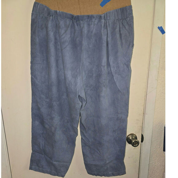 CYNTHIA ROWLEY DRAWSTRING PANT.SIZE 1X
MATERIAL LINEN/VISCOSE - Picture 2 of 8